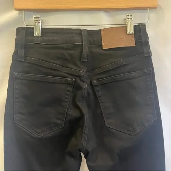 J Crew Mercantile Black Denim Skinny Jeans Womens Size 25 Classic Basic Casual - Picture 3 of 10